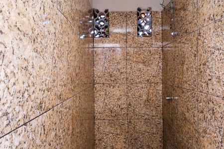 Banheiro de kitnet/studio para alugar com 1 quarto, 35m² em Coréia, Mesquita