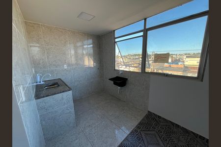 Cozinha e Área de Serviço de apartamento para alugar com 1 quarto, 30m² em Centro, Duque de Caxias
