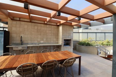 Apartamento para alugar com 40m², 1 quarto e 1 vaga Apartamento para alugar com 40m², 1 quarto e 1 vagaÁrea gourmet