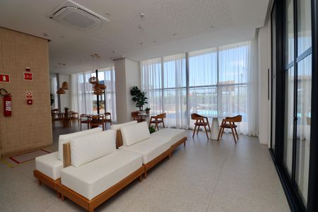 Apartamento para alugar com 40m², 1 quarto e 1 vaga Apartamento para alugar com 40m², 1 quarto e 1 vagaÁrea comum - Salão de festas