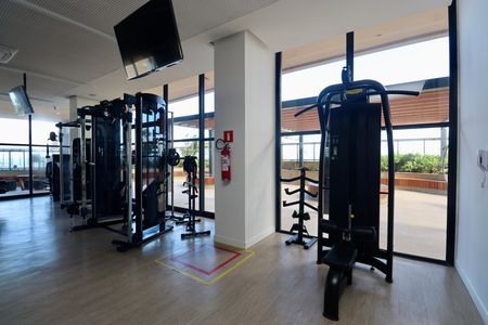 Apartamento para alugar com 40m², 1 quarto e 1 vaga Apartamento para alugar com 40m², 1 quarto e 1 vagaAcademia