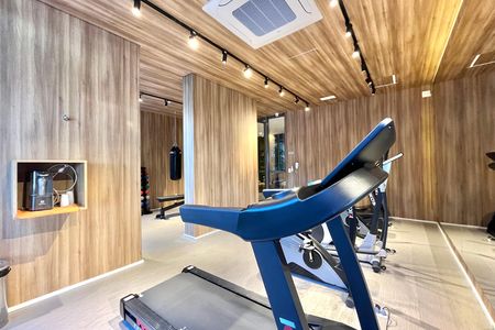 Área comum - Academia de kitnet/studio para alugar com 1 quarto, 24m² em Vila Mascote, São Paulo
