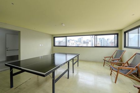 Apartamento à venda com 25m², 1 quarto e sem vaga Apartamento à venda com 25m², 1 quarto e sem vagaSalão de jogos