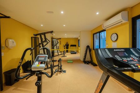 Apartamento à venda com 25m², 1 quarto e sem vaga Apartamento à venda com 25m², 1 quarto e sem vagaÁrea comum - Academia