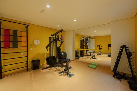 Apartamento à venda com 25m², 1 quarto e sem vaga Apartamento à venda com 25m², 1 quarto e sem vagaÁrea comum - Academia
