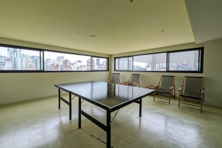 Apartamento à venda com 25m², 1 quarto e sem vaga Apartamento à venda com 25m², 1 quarto e sem vagaSalão de jogos