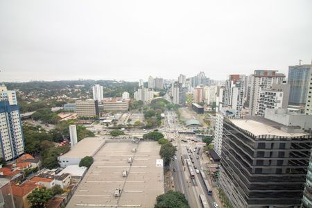 Terraço - Vista de kitnet/studio para alugar com 1 quarto, 25m² em Brooklin, São Paulo