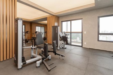 Área comum - Academia de kitnet/studio para alugar com 1 quarto, 25m² em Brooklin, São Paulo