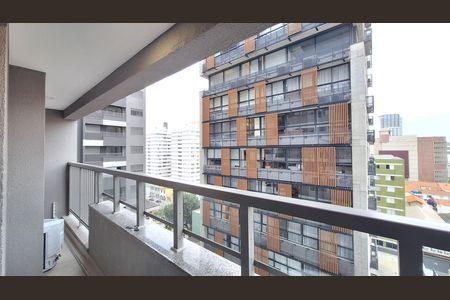 Varanda  de apartamento para alugar com 1 quarto, 30m² em Pompeia, São Paulo