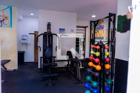 Área comum - academia de casa de condomínio para alugar com 3 quartos, 120m² em Jardim Santa Maria, São Paulo
