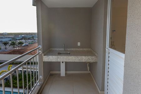 Varanda da Sala de apartamento para alugar com 2 quartos, 60m² em Loteamento Residencial Vila Bella Dom Pedro, Campinas