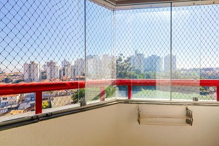 Varanda da Suíte 1 de apartamento à venda com 3 quartos, 96m² em Jardim Colombo, São Paulo
