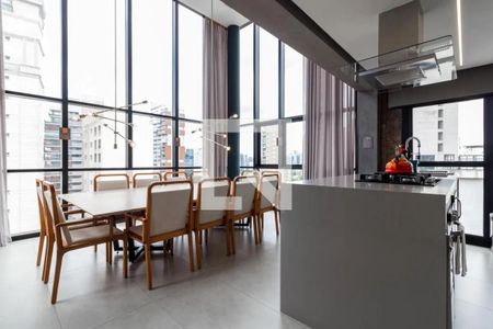 Área comum de kitnet/studio para alugar com 1 quarto, 28m² em Vila Nova Conceição, São Paulo