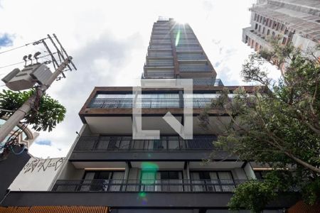 Fachada de kitnet/studio para alugar com 1 quarto, 28m² em Vila Nova Conceição, São Paulo