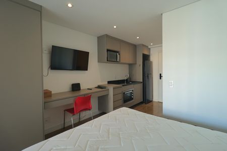 Cozinha de kitnet/studio para alugar com 1 quarto, 25m² em Vila Mariana, São Paulo