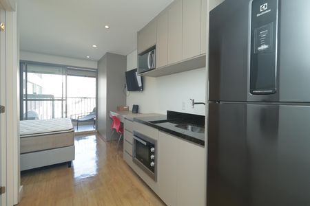 Cozinha de kitnet/studio para alugar com 1 quarto, 25m² em Vila Mariana, São Paulo