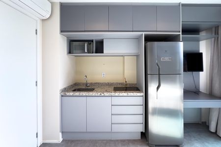 Cozinha de kitnet/studio para alugar com 1 quarto, 35m² em Vila Mariana, São Paulo