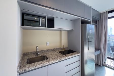 Cozinha de kitnet/studio para alugar com 1 quarto, 35m² em Vila Mariana, São Paulo