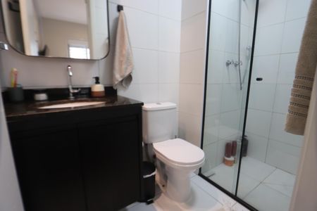 Banheiro da Suíte de apartamento à venda com 1 quarto, 33m² em Parque da Vila Prudente, São Paulo