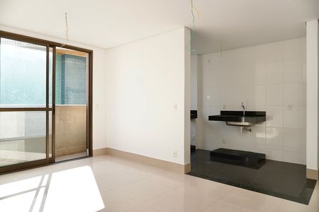 Sala de apartamento para alugar com 1 quarto, 90m² em Santa Efigênia, Belo Horizonte