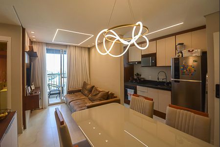 Sala de apartamento para alugar com 2 quartos, 52m² em Rudge Ramos, São Bernardo do Campo