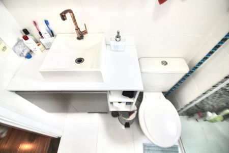 Banheiro de apartamento à venda com 2 quartos, 52m² em Vila Paranagua, São Paulo