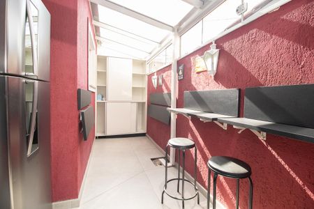 Área comum - Churrasqueira de casa à venda com 3 quartos, 82m² em Boqueirão, Curitiba