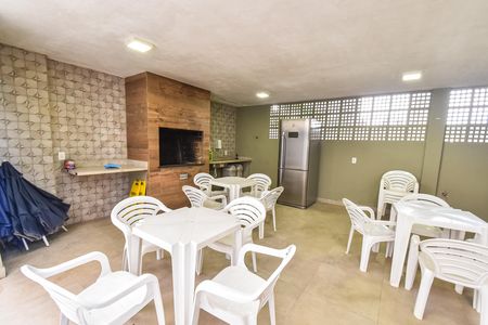 Área comum - Churrasqueira de apartamento para alugar com 1 quarto, 43m² em Liberdade, São Paulo