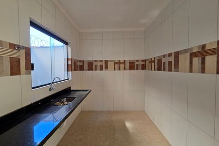 Cozinha de casa de condomínio para alugar com 2 quartos, 72m² em Jardim Imperador, Praia Grande