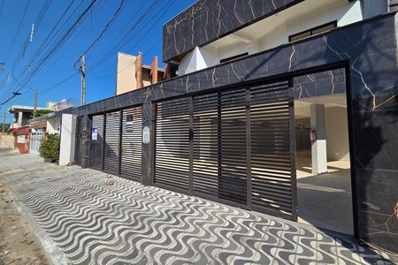 Fachada de casa de condomínio para alugar com 2 quartos, 72m² em Jardim Imperador, Praia Grande