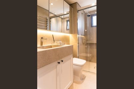 Banheiro de apartamento à venda com 3 quartos, 121m² em Vila São José, São Paulo