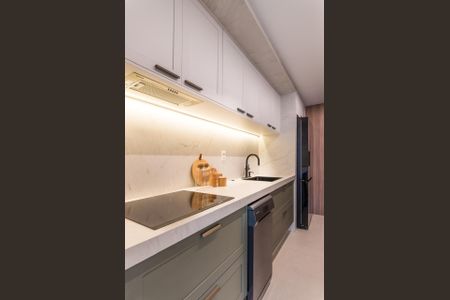 Cozinha de apartamento à venda com 3 quartos, 121m² em Vila São José, São Paulo