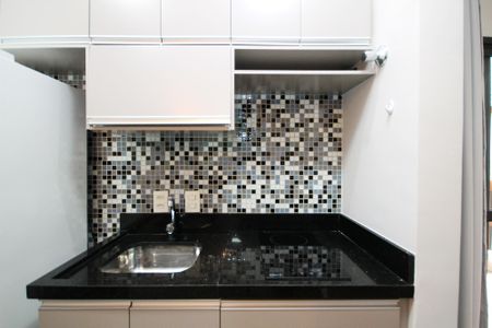 Studio para alugar com 48m², 1 quarto e 2 vagas Studio para alugar com 48m², 1 quarto e 2 vagasCozinha