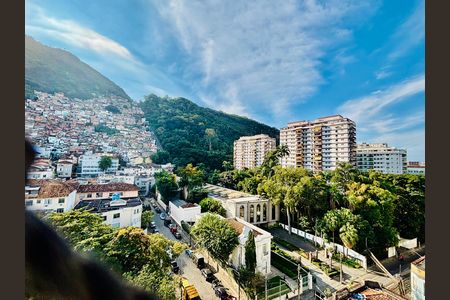 Vista do quarto de apartamento para alugar com 2 quartos, 70m² em Botafogo, Rio de Janeiro