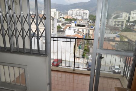 Varanda da sala de apartamento à venda com 2 quartos, 55m² em Engenho de Dentro, Rio de Janeiro