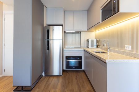 Cozinha de apartamento para alugar com 1 quarto, 41m² em Planalto Paulista, São Paulo