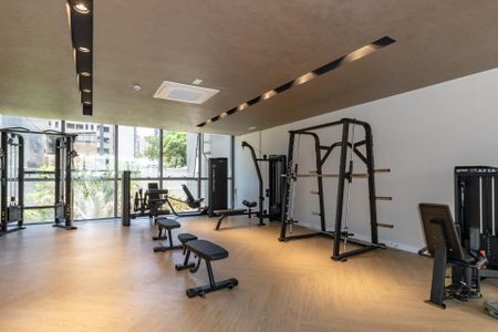 Área comum - Academia de apartamento para alugar com 1 quarto, 41m² em Planalto Paulista, São Paulo