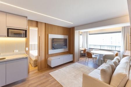 Sala de apartamento para alugar com 1 quarto, 41m² em Planalto Paulista, São Paulo