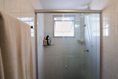 Banheiro da Suíte de apartamento à venda com 4 quartos, 90m² em Silveira, Belo Horizonte