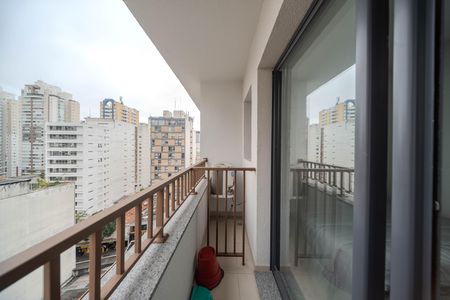 Sacada de kitnet/studio para alugar com 1 quarto, 23m² em Consolação, São Paulo