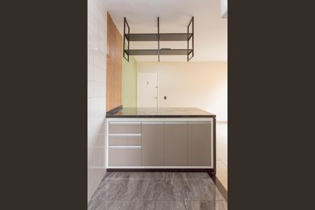 Cozinha de apartamento para alugar com 2 quartos, 49m² em Jardim Sabara, São Paulo