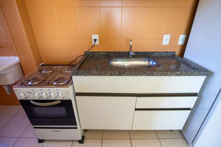 Cozinha de apartamento para alugar com 2 quartos, 52m² em Jardim das Flores, Sorocaba