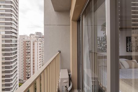 Studio para alugar com 25m², 1 quarto e sem vaga Studio para alugar com 25m², 1 quarto e sem vagaSacada