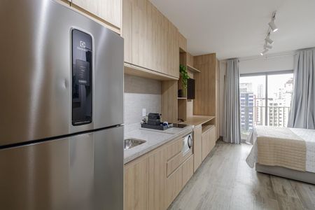 Studio para alugar com 25m², 1 quarto e sem vaga Studio para alugar com 25m², 1 quarto e sem vagaStudio
