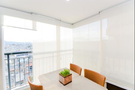 Varanda da Sala de kitnet/studio para alugar com 1 quarto, 37m² em Portal dos Gramados, Guarulhos