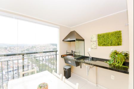 Varanda de kitnet/studio para alugar com 1 quarto, 38m² em Portal dos Gramados, Guarulhos