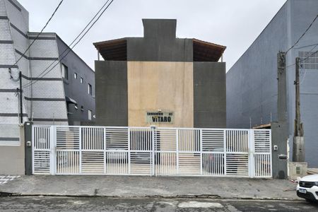 Fachada de casa de condomínio para alugar com 1 quarto, 48m² em Cidade Ocian, Praia Grande