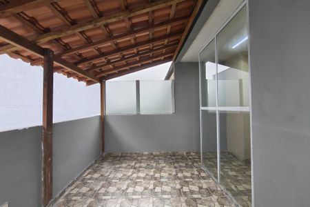 Quintal de casa de condomínio para alugar com 1 quarto, 48m² em Cidade Ocian, Praia Grande