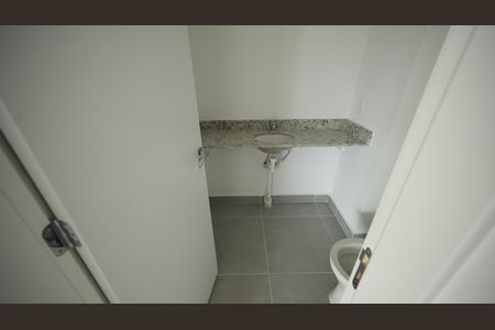 Banheiro Social de apartamento à venda com 3 quartos, 132m² em Jardim, Santo André
