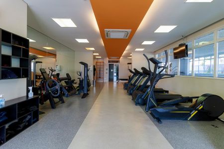 Apartamento para alugar com 47m², 1 quarto e 1 vaga Apartamento para alugar com 47m², 1 quarto e 1 vagaAcademia